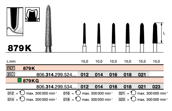 Diamond Burs 016